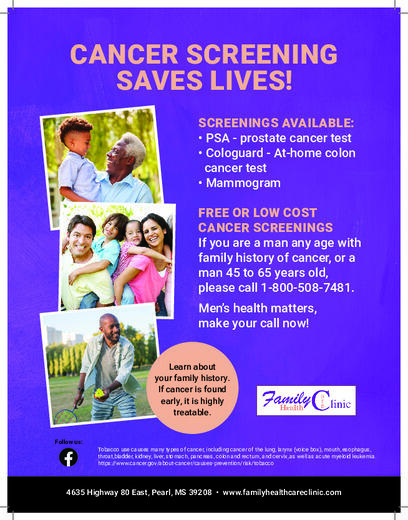 Men Cancer Screening Saves Lives press ready1707146789